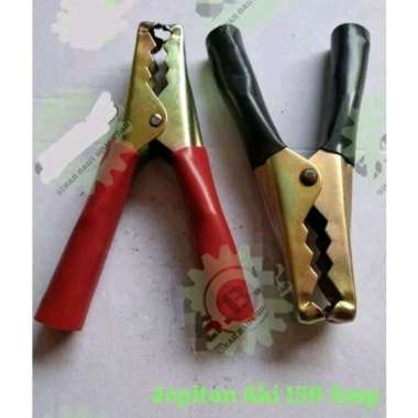 (1Pasang) Jepitan Aki (Kuningan) - 150 Ampere Jepitan Aki