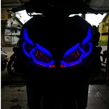 lampu alis HEXAGON aerox 155 new cornted Motor BIRU
