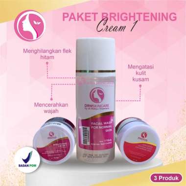 Paket Brightening Cream Drw Skincare Original Paket Brightening 2