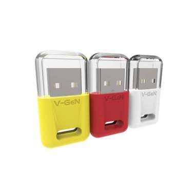 USB FLASHDISK V-GEN 8GB 16GB 32GB 64GB - USB 2.0 VGEN ATOM 32GB PUTIH