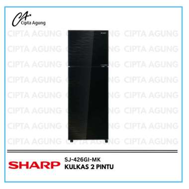 SHARP KULKAS 2 PINTU 338L LITER SJ-426GI-MK / SJ 426 GI MK [BDG]