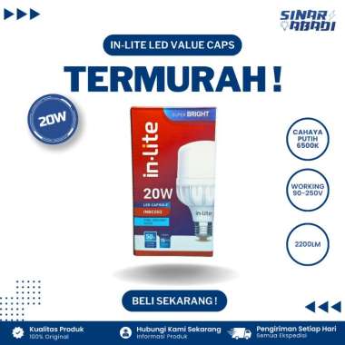 Inlite LED Value Capsule INBC002 E27 6500K (Putih) 20W