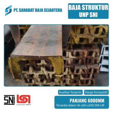 Besi Kanal U - U Channel - UNP Full SNI 150