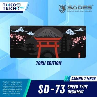 Sades Torii SD73 Tori Deskmat Gaming Mousepad Japan Series Rubber Computer Umi