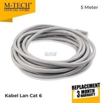 M-Tech Kabel LAN CAT 6 Cable UTP 1.5m / 3m / 5m / 10m / 15m / 50m