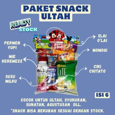 PROMO Beli 30 Gratis 1 Paket Snack Ulang Tahun Anak Paket Hemat Hampers Ulang Tahun Bingkisan Ultah