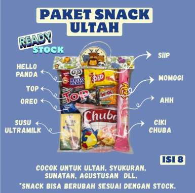 PROMO Beli 30 Gratis 1 Paket Snack Ulang Tahun Anak Paket Hemat Hampers Ulang Tahun Bingkisan Ultah