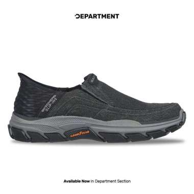 Sepatu Sneakers Pria SKECHERS RESPECTED HOLMGREN 204809BLK ORIGINAL 45.5