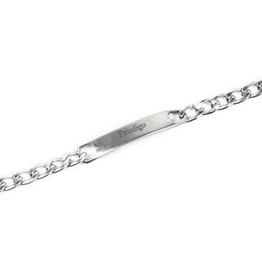 Prodigo * Gelang Rantai Silver Loki I Gelang Titanium Pria Custom Nama I Gelang Tangan Rantai Pria T