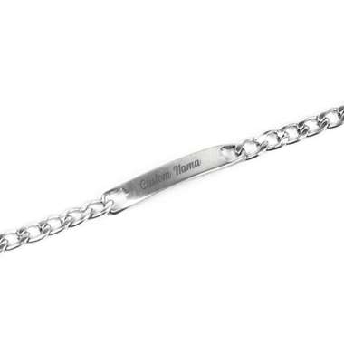 Prodigo * Gelang Rantai Silver Loki I Gelang Titanium Pria Custom Nama I Gelang Tangan Rantai Pria T