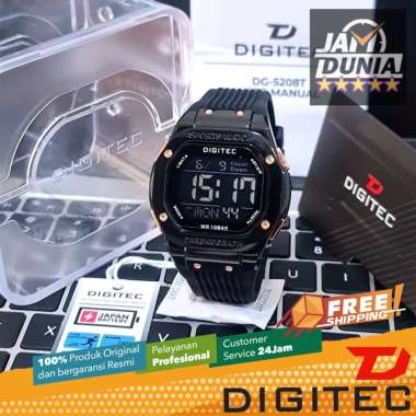 JAM TANGAN PRIA DAN WANITA DIGITAL DIGITEC ORIGINAL DG-5208T BK DG 5208 DIGITEC 5208 DIGITEC DIGITAL