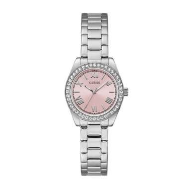JAM TANGAN WANITA GUESS MINI LUNA ORIGINAL GUESS GW0841L4 0841 GUESS GW0841 STAINLESS STEEL SILVER P