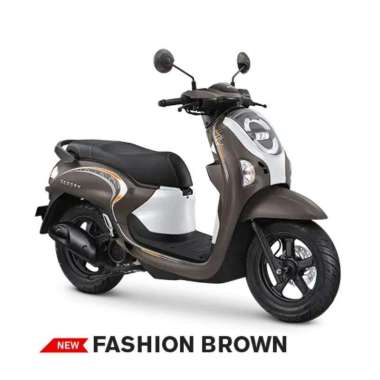 Pegadaian - [DP] Honda New Scoopy Fashion Sepeda Motor [OTR Jabodetabek] 20% 18 Fashion Brown Depok