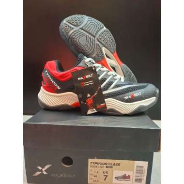 Sepatu Badminton Maxbolt Typhoon Class / Sepatu Badminton Shoes Maxbolt Typhoon Class EU: 41 BLACKRE