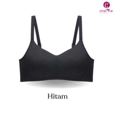 Chelyne BH Wanita B7864 Full Cup Bra - Bahan Spandex Emboss Tanpa Kawat Penyangga - Daily Comfort Br