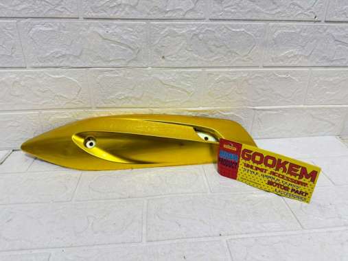 Cover Tutup Knalpot Gookem Mio J Mio GT Mio Soul GT Gold Tameng Cover Knalpot Mio J Mio GT Mio Soul 