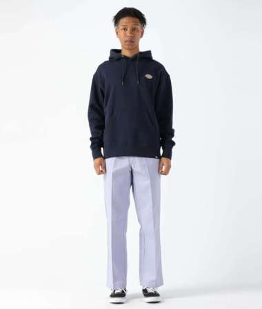 DICKIES - Men's French Terry Hoodie - Jaket Hoodie Pria DARK NAVY L