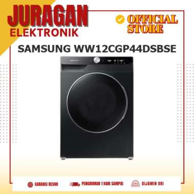 SAMSUNG WW12CGP44DSBSE MESIN CUCI FRONT LOADING 12 KG AI WASH ECOBUBBLE SPIN SPEED WW12CGP44DSBSE WW