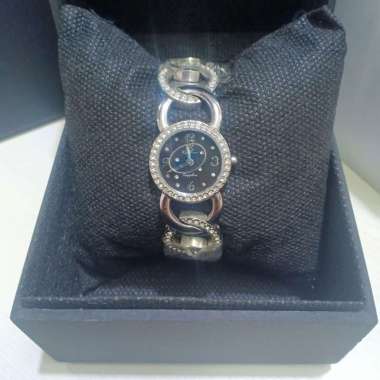 JAM TANGAN WANITA RAY RUCCI KACA ANTI GORES SAPPHIRE RANTAI SILVER STAINLESS STEEL WATER RESISTANT 3