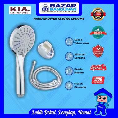 Kia - Hand Tangan Kepala Shower Kf 30100 Kf30100 Chrome
