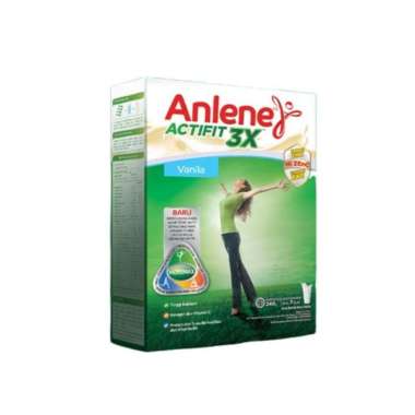 Promo Harga Anlene Actifit 3x High Calcium Vanilla 240 gr - Blibli