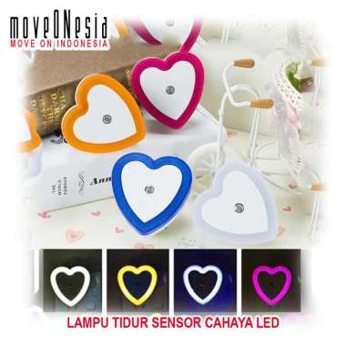 LAMPU TIDUR SENSOR CAHAYA LED OTOMATIS AUTOMATIC LED SENSOR NIGHT LIGHT