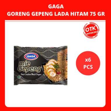 Promo Harga Gaga Mie Gepeng Fried Chicken Black Pepper 75 gr - Blibli