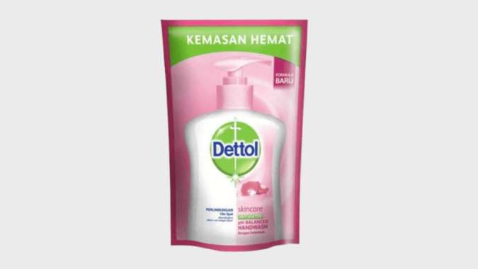 Dettol Sabun Cuci Tangan Skincare Pouch 200 ml