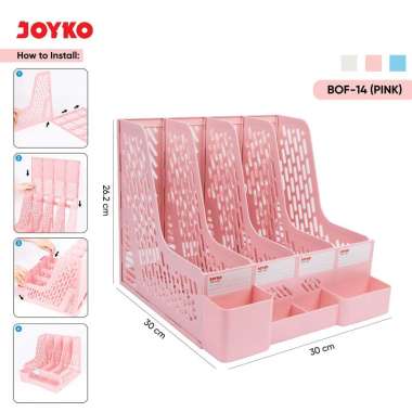 JOYKO Box File Tempat Berkas BOF-14 Pink
