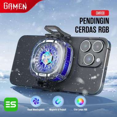 GAMEN GMR08 RGB | Fan Cooler Cooling Phone Radiator Pendingin HP