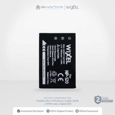 WIXEL Baterai Kamera NP-120 for FujiFilm FinePix 603 F10 F11 M603 Zoom Contax Tvs Digital Pentax Opt