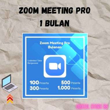 Promo Upgrade Zoom Meeting Pro 1 Bulan 1000 Peserta