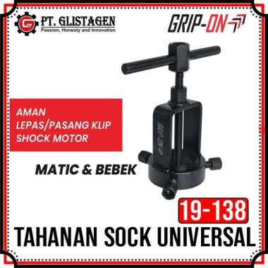 GRIP-ON 19-138 Tahanan Shock Motor Alat Lepas Pasang Klip Shock Motor Matic Bebek Shock Absorber Dis