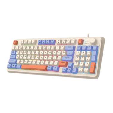 Unitech Keyboard Gaming Kabel Apollo MX1 Series Membran Switch RGB Light dengan Knob Tombol Putar Pe