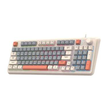 Unitech Keyboard Gaming Kabel Apollo MX1 Series Membran Switch RGB Light dengan Knob Tombol Putar Pe