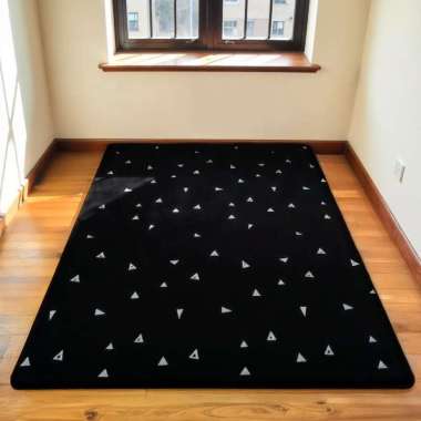 BerkahSaluyu - Kasur Lipat Gulung Surpet Katun Busa Lantai 200x150x4cm Motif New Minimalis 200x75x4c