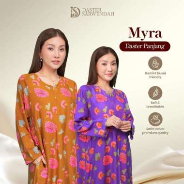 Daster Sarwendah - MYRA - Daster Panjang [NEW] Cokelat All Size fit to L