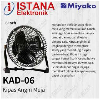 MIYAKO KIPAS ANGIN 6 INCH DUDUK/MEJA KAD-06