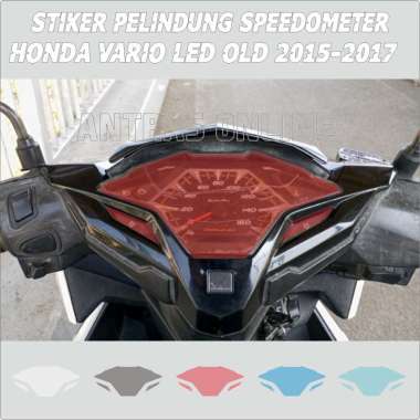 Stiker Anti Gores Spido Vario LED Old 125 150 2015-2017 Sticker Speedometer Merah