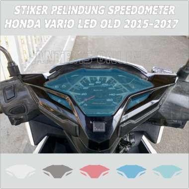 Stiker Anti Gores Spido Vario LED Old 125 150 2015-2017 Sticker Speedometer Biru