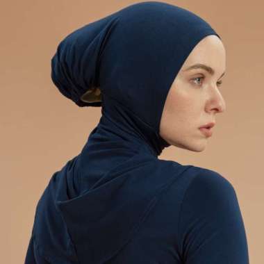 Lozy Hijab - Inner Neck Series 2 (Inner Ciput Ninja Resleting ) Navy New