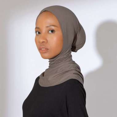 Lozy Hijab - Inner Neck Series 2 (Inner Ciput Ninja Resleting ) Brown Muffin New