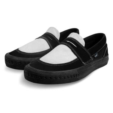 SABA Tuxedo Oreo White - Sepatu Loafer Sneakers Pria Wanita Original 100% TXD 01 36
