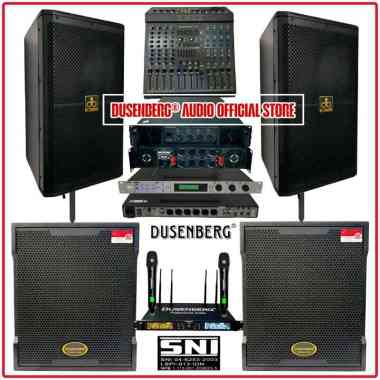 PROMO NEW PAKET SOUND SYSTEM PROFESSIONAL,2 DUSENBERG SUBWOOFER 12 IN,DUSENBERG 10 IN,SPEAKER MANAGE