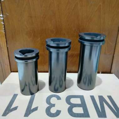 Tabung Wadah Lebur Emas, perak,Besi,Tembaga buat Mesin Lebur Listrik atau Graphite Crucible Melting