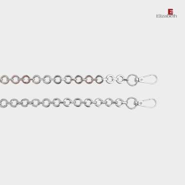 Tali Tas Elizabeth Bag Strap 0833-1915 Silver