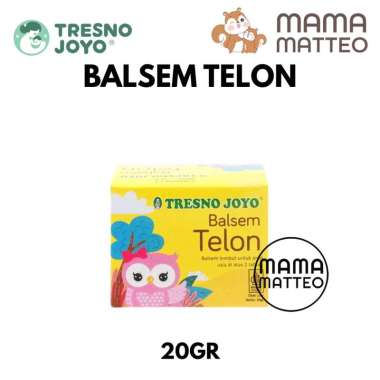 TRESNO JOYO Balsem Telon 20gr 40gr / Telon Balsam Anak Bayi / Balsem Napas Bayi Anak Tresno Joyo BAN
