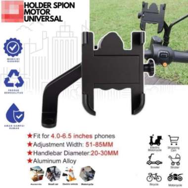 Holder Hp Motor Spion Universal Full Besi / Phone Holder HP Besi Kuat & Antislip Dudukan Hp