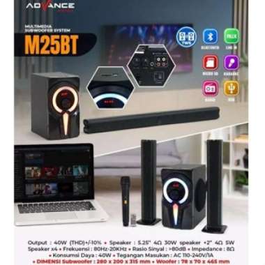 SPEAKER BLUETOOTH PORTABLE ADVANCE M 25 BT