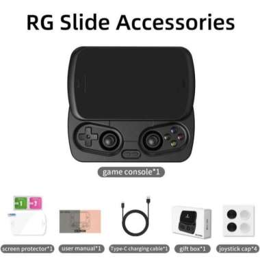 ANBERNIC RG Slide 8GB 256GB Handheld Game Console Android 13 4.7 Inch Touchscreen 120Hz Portable Ret